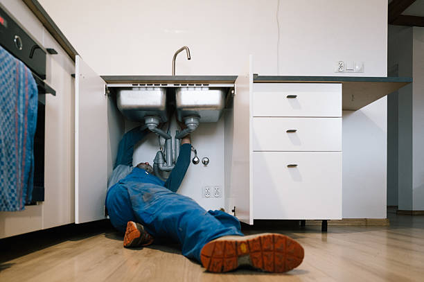 Professional Drain Cleaning technician working in Meeker, OK